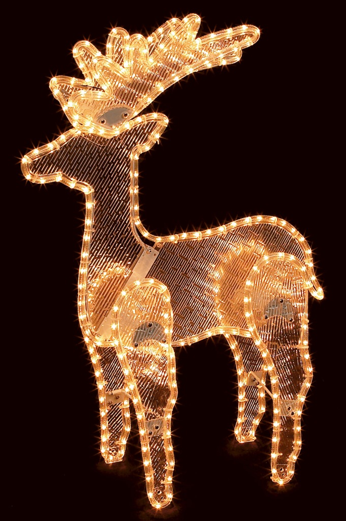 Buy Acrylic Christmas reindeer rope light figure for sale. This ...