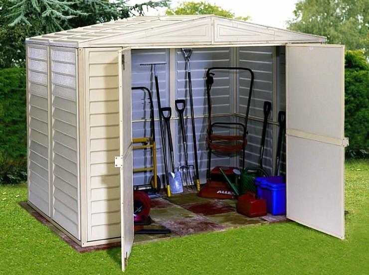 DuraMax All Weather PVC Vinyl 8ft Wide DuraMate Sheds