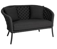 Alexander Rose Cordial Luxe Dark Grey Sofa