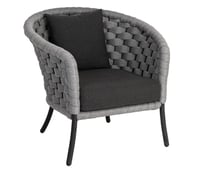 Alexander Rose Cordial Luxe Light Grey Lounge Chair