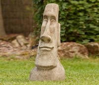 Borderstone Male Easter Island Head