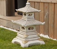 Borderstone Two Tier Pagoda Garden Ornament