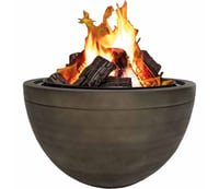 Callow County Deluxe Wood Firepit & Grill