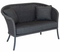 Alexander Rose Cordial Grey Curved Lounge Sofa