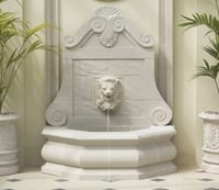 Haddonstone Dauphin Fountain with Lion Mask