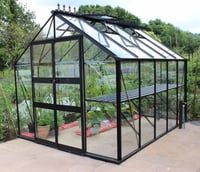 Halls Cotswold Blockley 8 x 14 ft Green Greenhouse