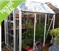 Elite Compact 4 x 6 ft Package Greenhouse