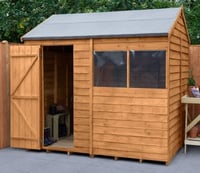 Forest 8 x 6 ft Overlap Dip Treated Reverse Shed 