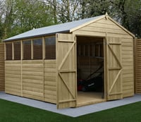 Forest Beckwood 8 x 12 ft Shiplap Double Door Shed
