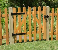 Forest Dip Treated Pale 3 x 3 ft Wooden Gate