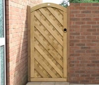 Forest Europa Dome 3 x 6 ft Wooden Gate