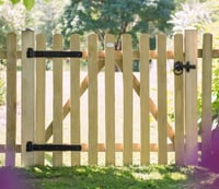 Forest Heavy Duty 3 x 3 ft Pale Gate