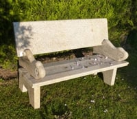 Hayworth Granite Garden Stone Bench