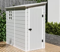 Jasmine 4 x 6 ft Plastic Lean To Shed