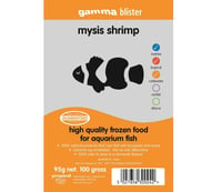 Gamma Frozen Mysis Shrimp + Garlic 100g Blister Pack