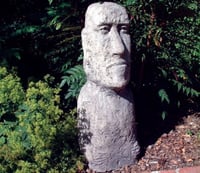 Lucas Stone Large Moai Ornament