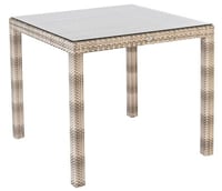 Alexander Rose Ocean Pearl Fiji Table With Glass Top