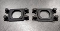 Pair of square rubber cable sealing gaskets for Oase Lunaqua
