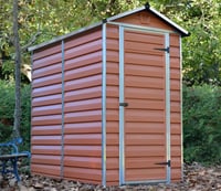 Palram Canopia Skylight Amber 4 x 6 ft Polycarbonate Shed