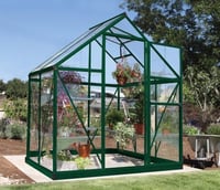 Palram Canopia Harmony 6 x 4 ft Green Greenhouse