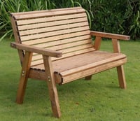 Riverco Dales Two Seater Highback Bench