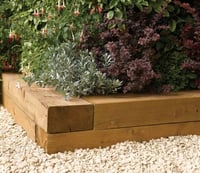 Rowlinson Timber Blocks 1.8m (Pack of 2)