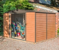 Rowlinson Woodvale Metal 10 x 8 ft Shed 