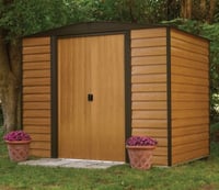 Rowlinson Woodvale Metal 8 x 6 ft Shed