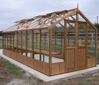 Swallow Raven 8 x 20 ft ThermoWood Greenhouse
