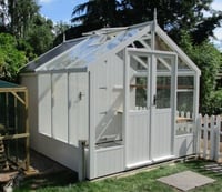 Swallow Raven 8 x 6 ft ThermoWood Greenhouse with 8 x 4 ft Shed