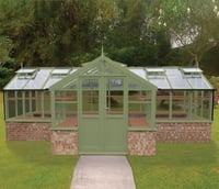 Swallow Swan 8 x 17 ft ThermoWood Greenhouse