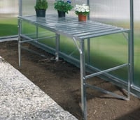 Vitavia Aluminium 1 Tier Slatted Greenhouse Staging 4ft