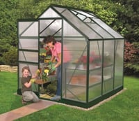 Vitavia Apollo 3800 6 x 6 ft Green Greenhouse