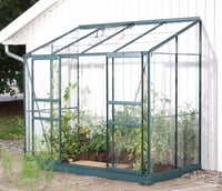 Vitavia Ida 3300 8 x 4 ft Lean To Green Greenhouse