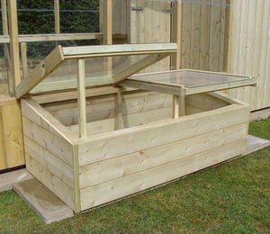 Swallow GB Traditional Timber 4 x 2 ft Wide Coldframe