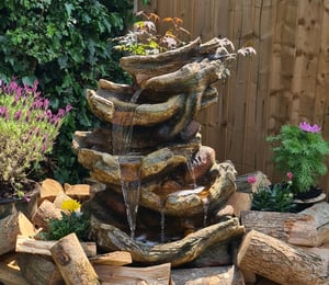 6 Fall Driftwood Water Feature 