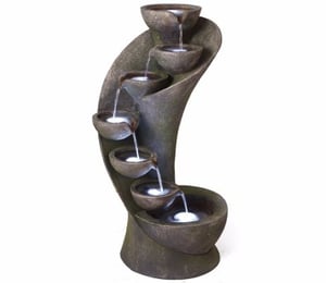 7 Bowl Twist Water Feature