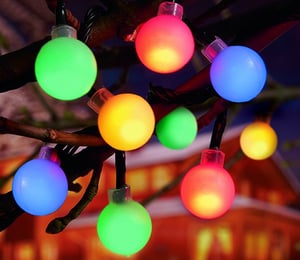 Premier Multiaction Frosted Ball LED Lanterns