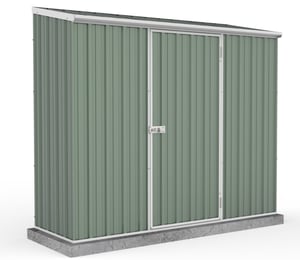 Absco Space Saver Pale Eucalyptus 7.5 x 3 ft Metal Shed