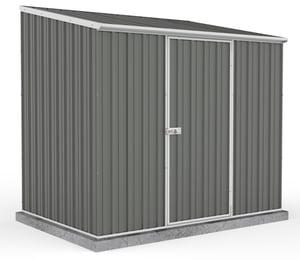 Absco Space Saver Woodland Grey 7.5 x 5 ft Metal Shed