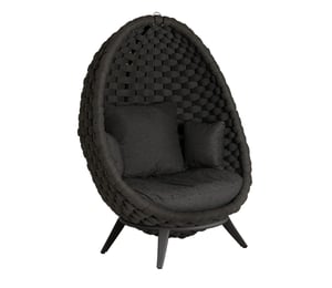 Alexander Rose Cordial Luxe Dark Grey Lucy Chair