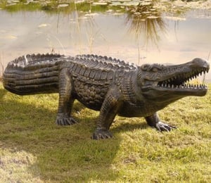 Alligator Garden Ornament