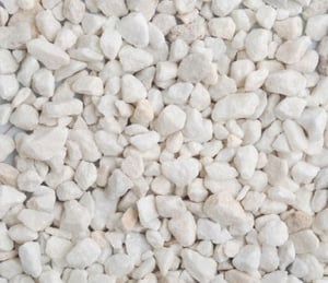 Arctic White 10mm Chippings