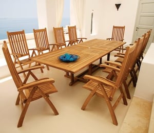 Barlow Tyrie Ascot & Arundel 10 Seater Dining Set