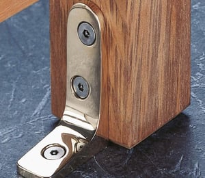 Barlow Tyrie Brass Security Furniture Fastener Set