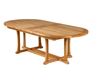 Barlow Tyrie Stirling Extending 320cm Oval Dining Table