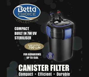 Betta Choice 700 UV Canister Filter