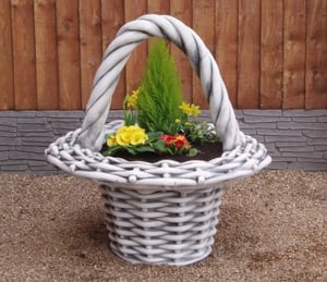 Borderstone Basket Garden Planter