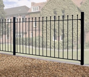 Burbage Manor Ball Top 6 x 3 ft Fence Panel