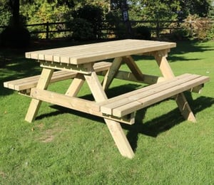 Churnet Valley Deluxe 6ft Picnic Table